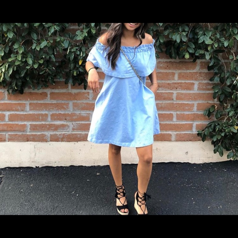 Off the shoulder dress